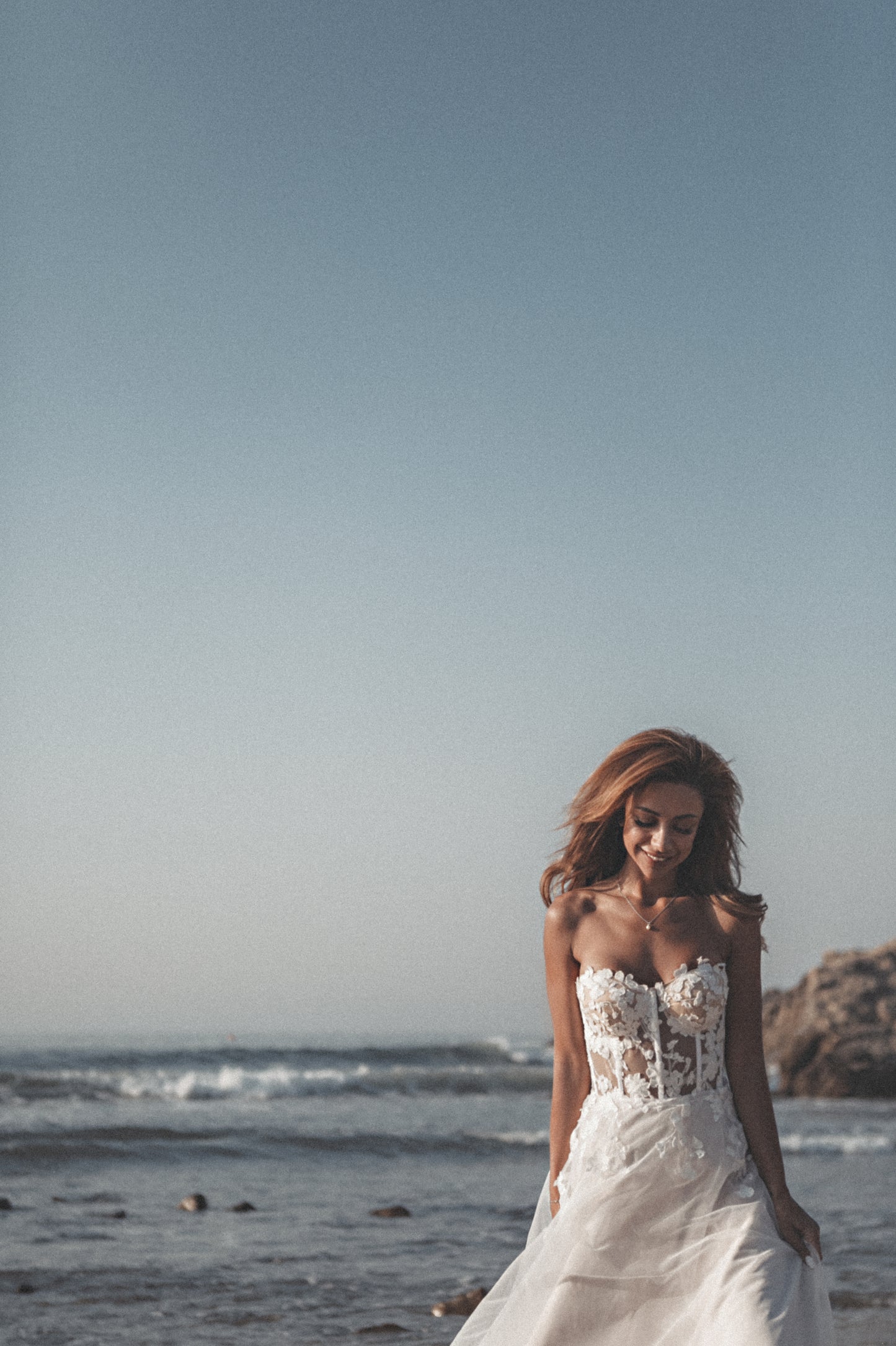 Milla / Blush Tulle Wedding Dress