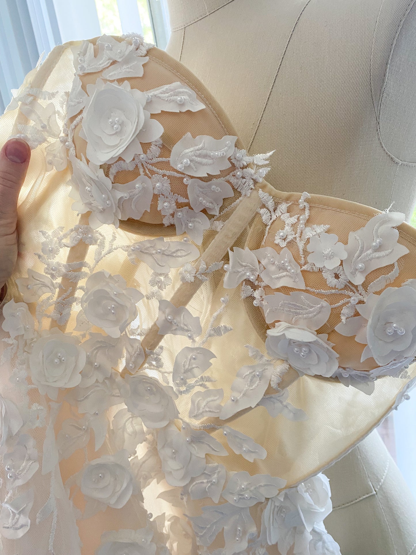 Bella/ Boho A -Line Wedding Dress with a train
