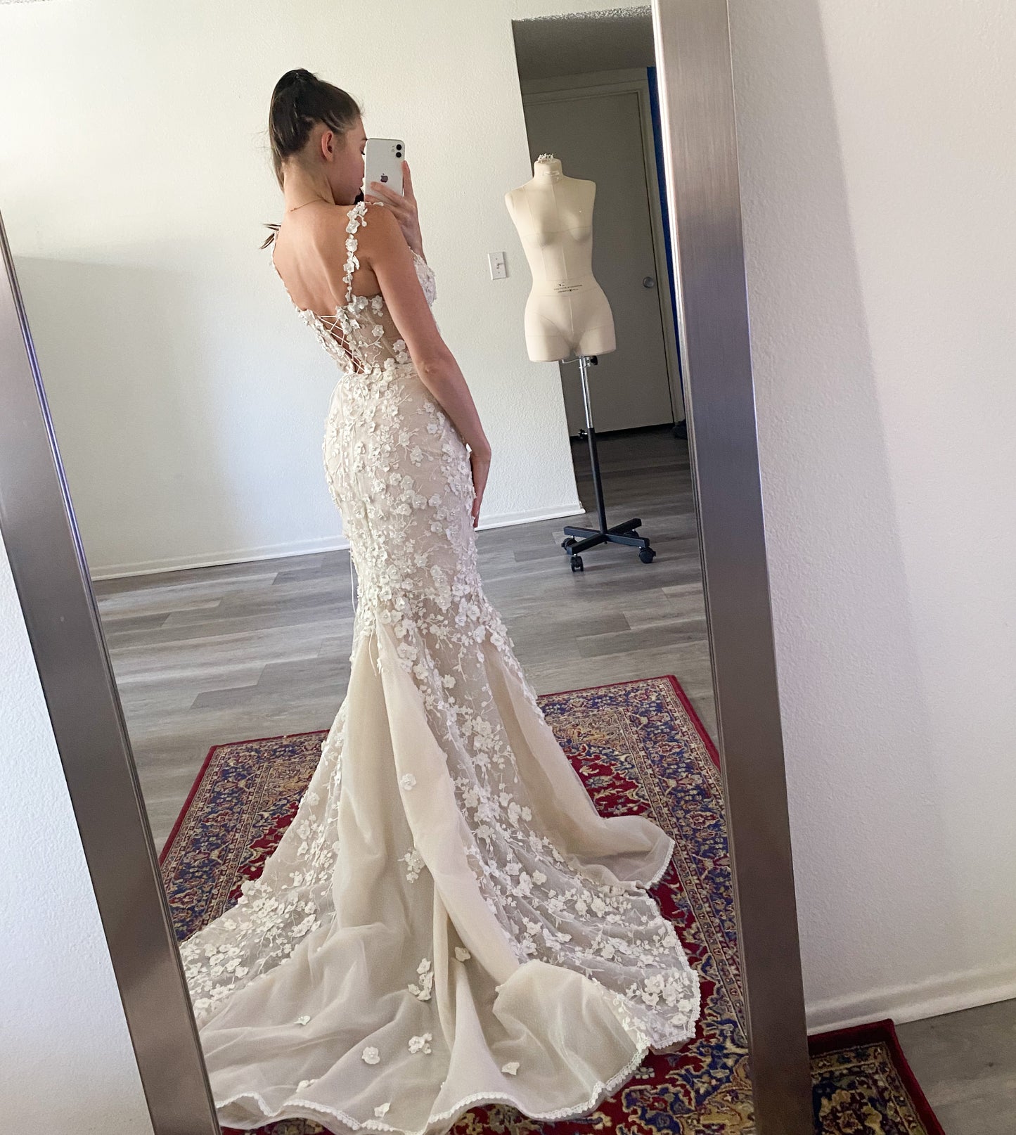 Ava/ Blush Mermaid Wedding Dress