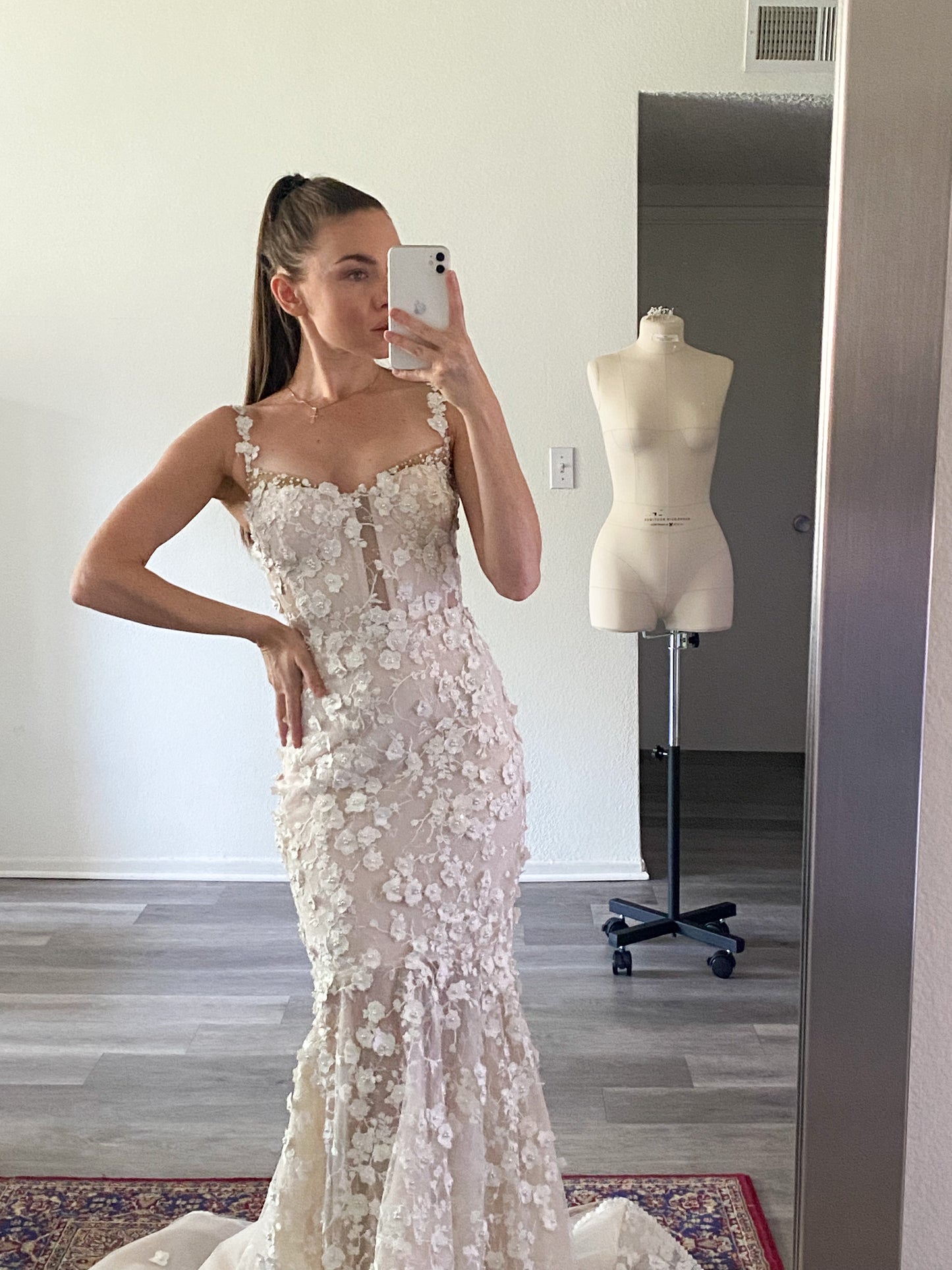 Ava/ Blush Mermaid Wedding Dress