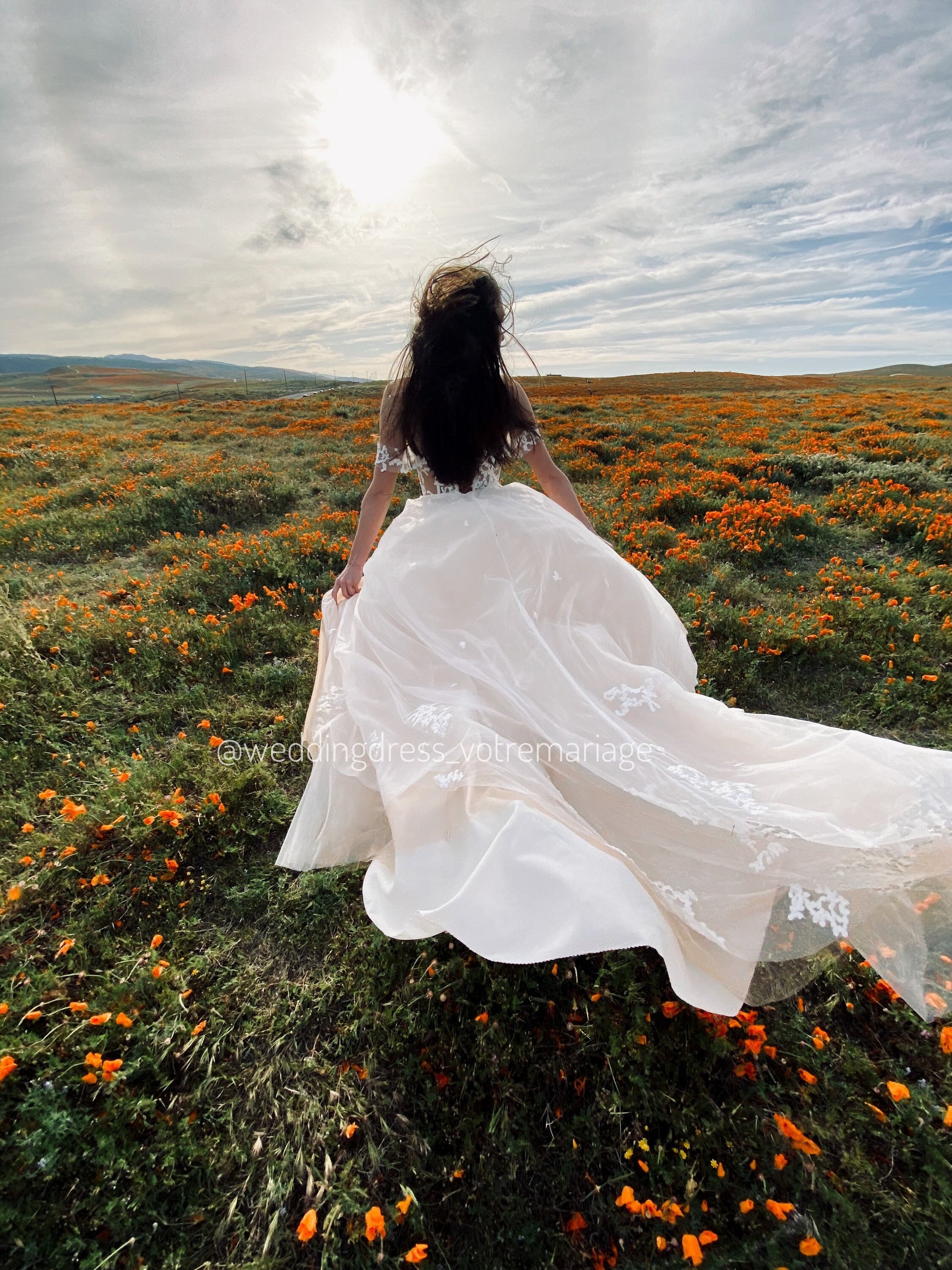 Boho wedding dress