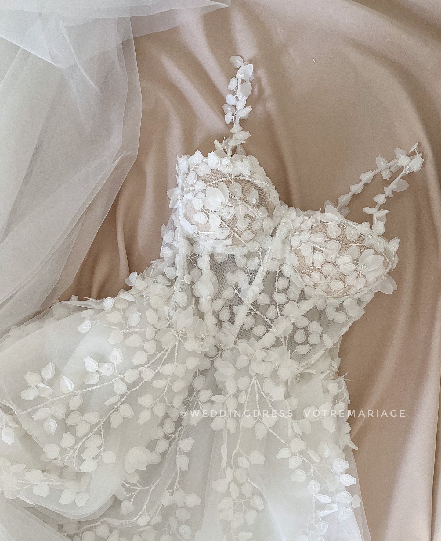 Off white wedding dress