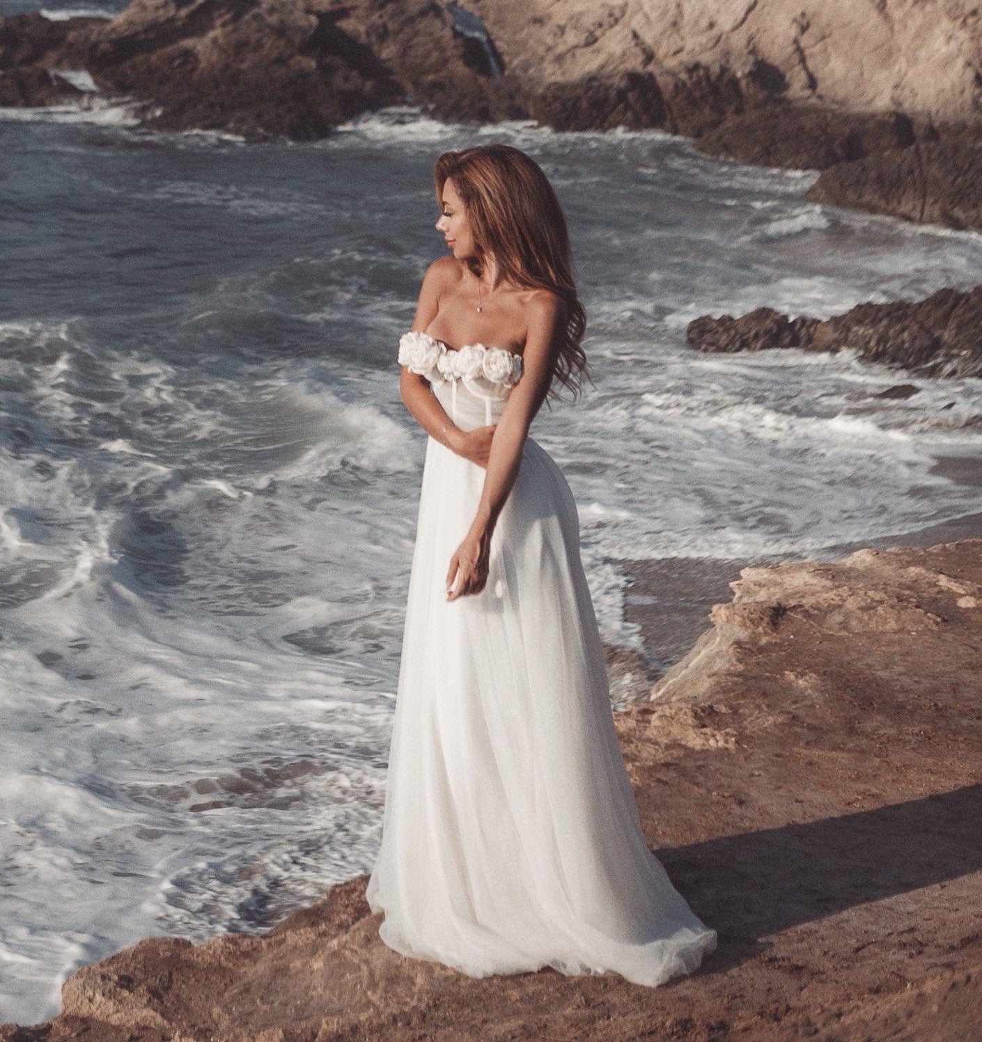 J'adore  / Ivory A-Line Floral Wedding Dress